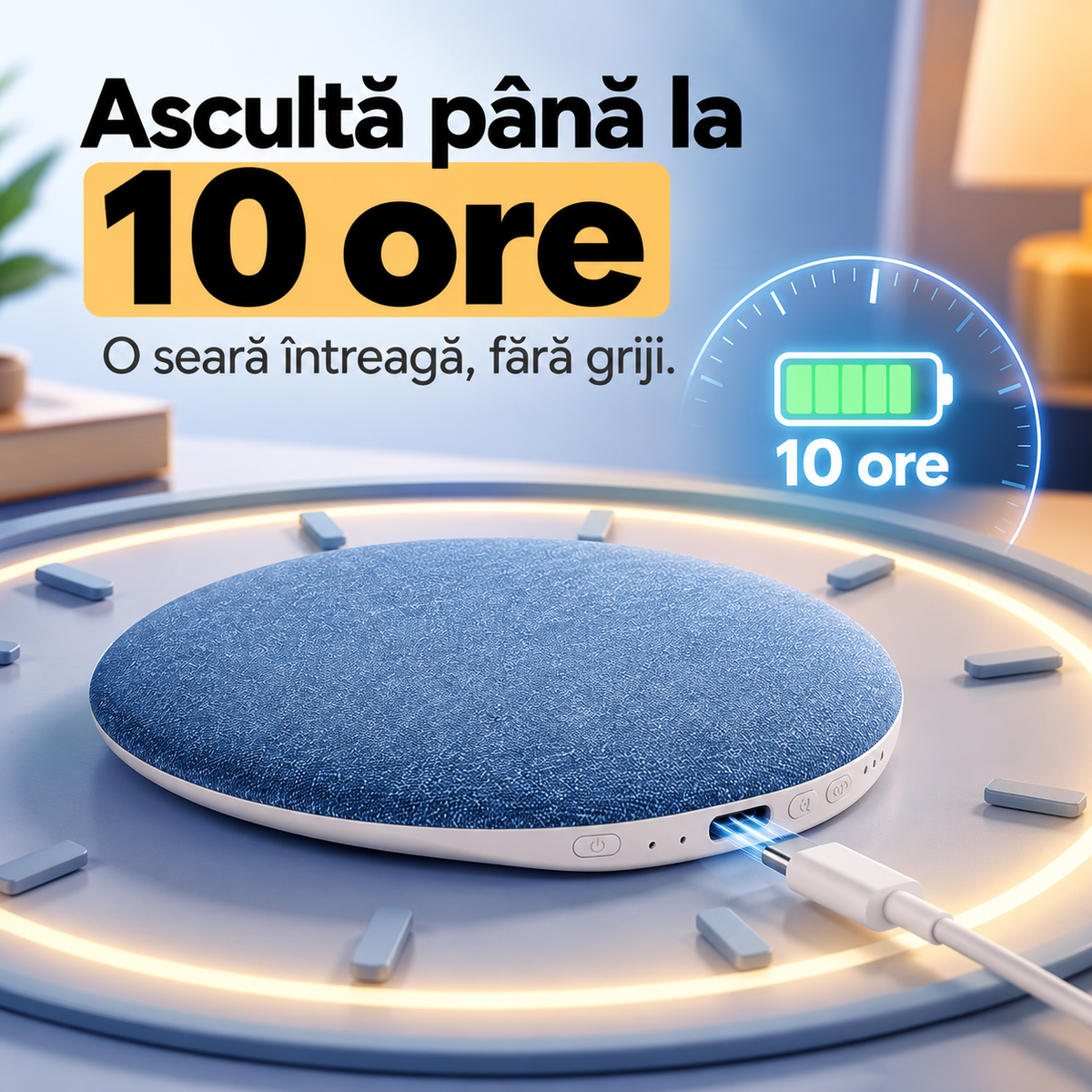 Boxă pentru Sub Pernă fără Căști, fără să Deranjezi Persoana de Alături