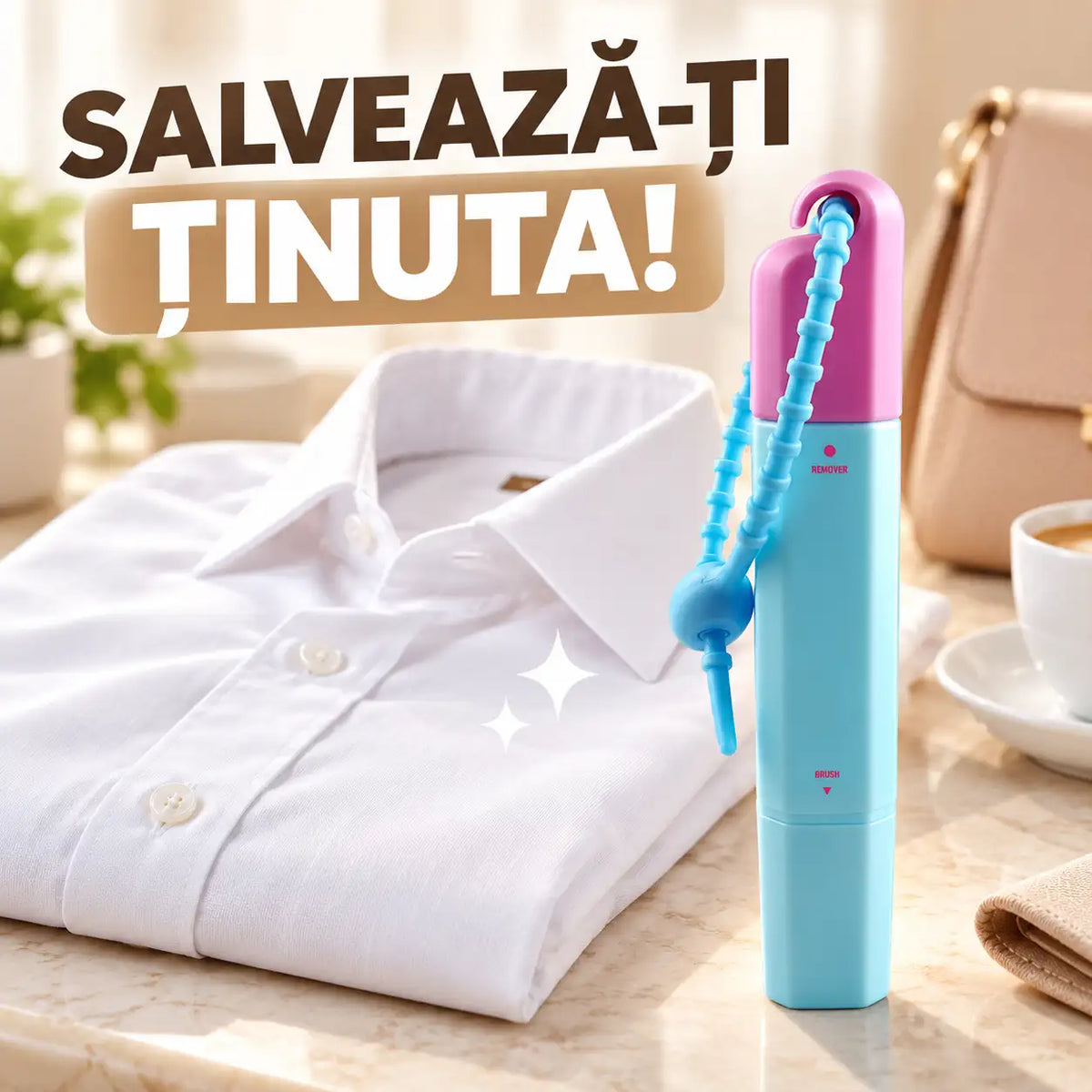 Marker Anti-Pete Instant, Scoate Pata de pe Haine Oriunde Te Prinde